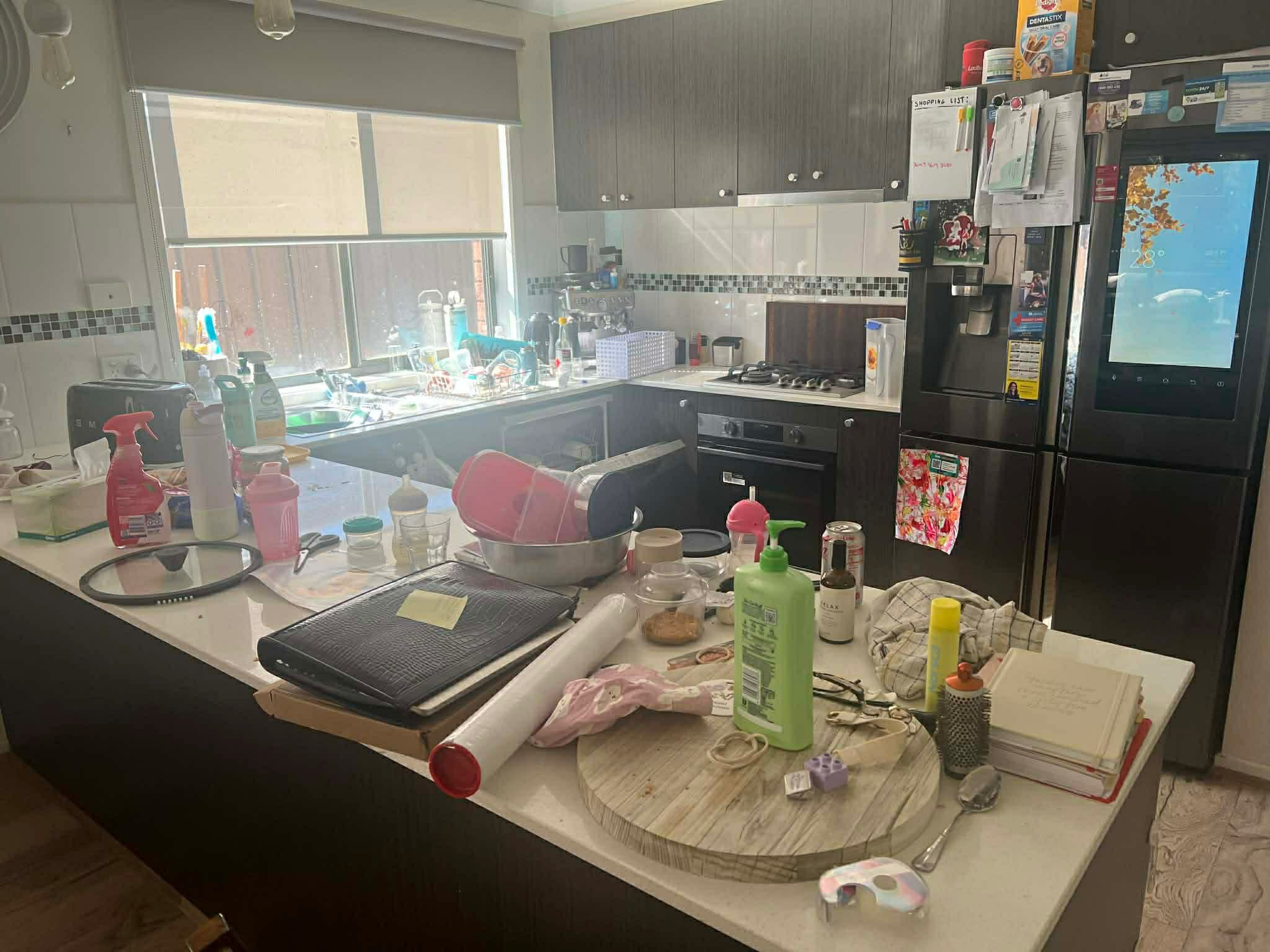 Kitchen Reset before photo