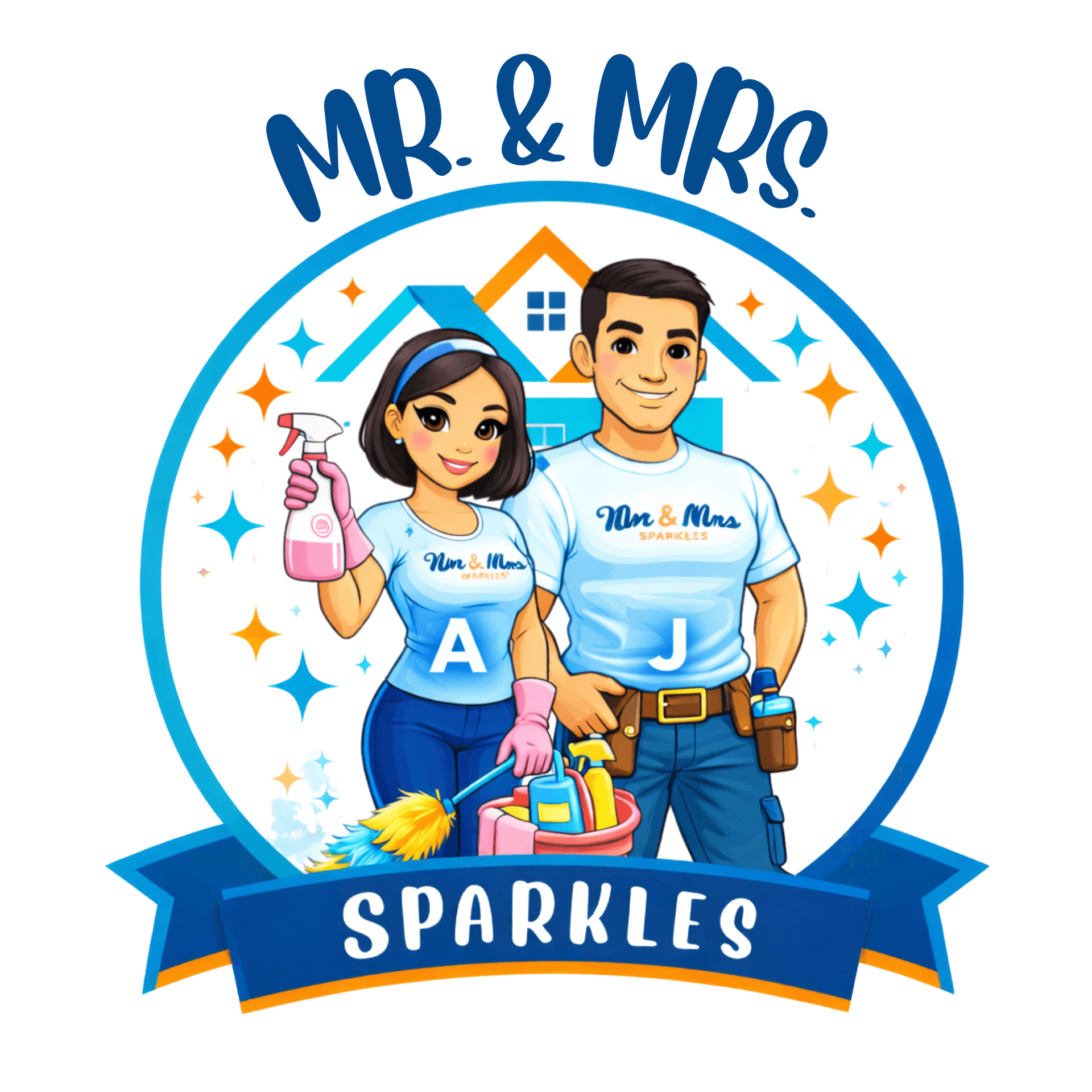 Mr & Mrs Sparkles logo